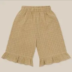 organiczoo フリルチェックパンツ1-2y