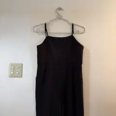 【美品／試着のみ】 【TIARA】キャミオールインワン ブラックのサムネイル