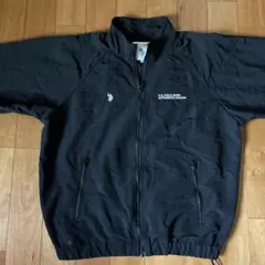 美品、U.S.POLO ASSN.黒のナイロンジャケット Lサイズ