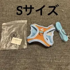 ハーネス リード セット 超小型犬 Sサイズ ブルー
