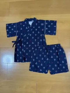 甚平　95㎝　男の子　くろわっさんすべべ