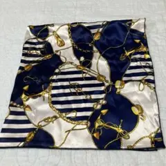 ロペピクニック　スカーフ ネイビー アイボリー