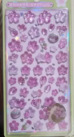 p*m様 【正規品】　和柄シリーズ　ボンボンドロップシール 桜新品未開封