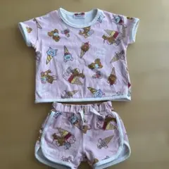 Tom and Jerry ベビーパジャマ セットアップ ピンク 90