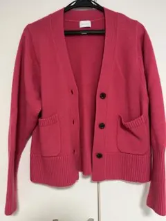 green label relaxing ウール100 ニット カーディガン