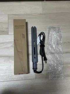 SALONIA ストレートヘアアイロン グレー 24mm