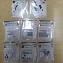 一番くじ　ドラゴンボール　MOKUJIスタンド６種＆コマステッカー２種