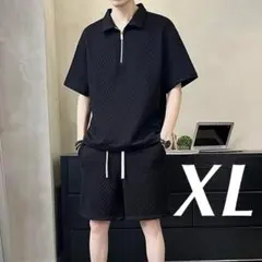 セットアップ　上下セット　XL LL　部屋着　夏服 Tシャツ ハーフジップ