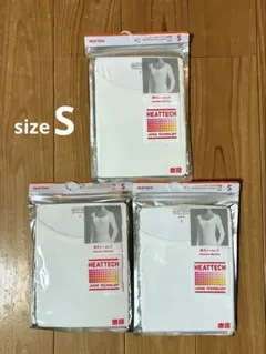 HEATTECH UネックT（八分袖）3枚セット