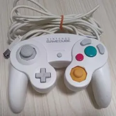 GC ゲームキューブ コントローラー ホワイト 中古品