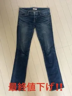 MOUSSY ローライズデニム　25