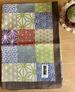 江戸小紋　小風呂敷　パッチワーク風ハンカチ