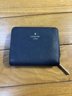 LANVIN ネイビー 二つ折り財布のサムネイル