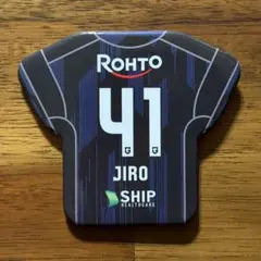 ガンバ大阪 ユニ型缶バッジ 中村仁郎 キーホルダーチェーンデカ宇佐美満田中谷