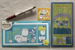 ＜ちいかわ＞チケットファイル「むちゃフェス柄」＆ボールペン（シールのオマケ付き）