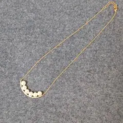 パール ネックレス ゴールド フォーマル 結婚式 パーティー ペンダント