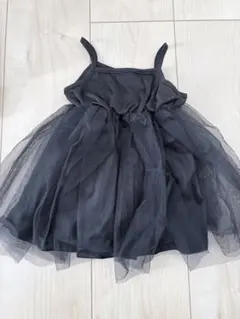 ベビー服セット（黒ワンピース・グレー半袖・白ボディスーツ）