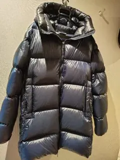PYRENEX ネイビー　ロング ダウンジャケット　フランス製