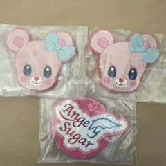 アイカツ！グッズコレクション　ラバーコースター　3点セット　エンジェリーシュガー
