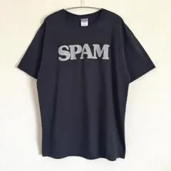 スパム　企業系両面プリントTシャツ　00s〜10s　Lサイズ　着用感XL