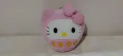 ハローキティ　だるまマスコット　ぬいぐるみ　キーホルダー