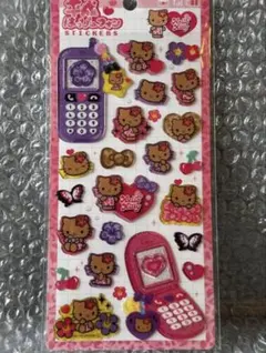 クラックス　サンリオ　平成はっぴーフォン　ステッカー　日焼けキティ　シール　新品