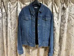 値下げ　　デニムジャケット裏生地キルティング