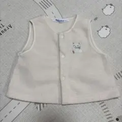 familiar ベビーベスト 80サイズ クマ刺繍
