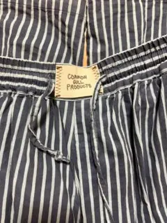 COMMON GULL PRODUCTS ベロアストライプパンツ