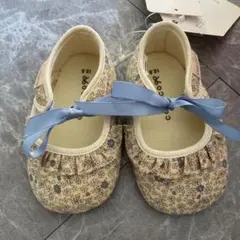 conococo 花柄ベビーシューズ 12-12.5cm 難あり