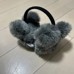 東京ディズニーリゾート ファー　カチューシャ グレー 耳当て