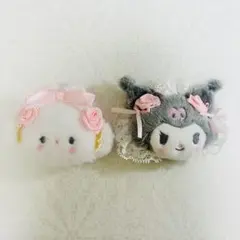 サンリオ　シークレットヘアクリップフリル　こぎみゅん　クロミ