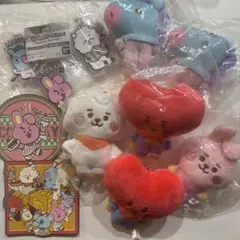 BTS バンタンふわふわマスコット2 ガチャガチャ　一番くじセット売り
