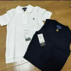 25300円　POLO ラルフローレン　受験　冠婚　100 ポロシャツ　ベスト
