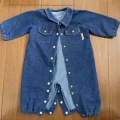 デニム風ロンパース 50-70cm