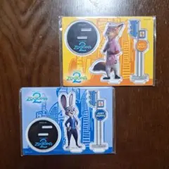 ズートピア2 アクリルスタンド 2体セット