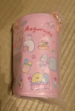 すみっコぐらし 水筒カバー ピンク　ペットボトルカバー