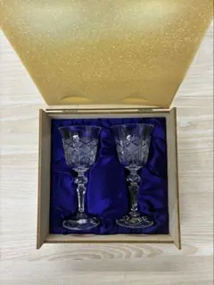BOHEMIA CZECHOSLOVAKIA クリスタルグラス 2客セット 新品 - メルカリ