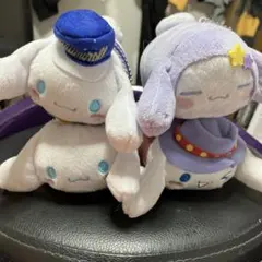 シナモロールぬいぐるみマスコットキーホルダー4種セット