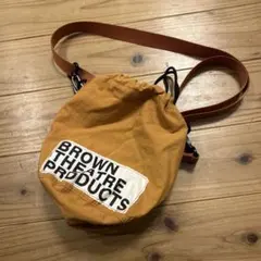 BROWN THEATRE PRODUCTS巾着ショルダーバッグ