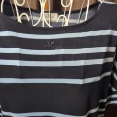 courreges ボーダー 半袖カットソー　チュニック