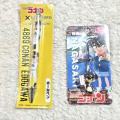 名探偵コナン　ボールペン　SoftBank　ご当地ストラップ　長崎　坂本龍馬