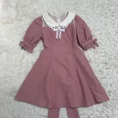 Secret Honey シークレットハニー　セーラーフリル　チェックワンピース