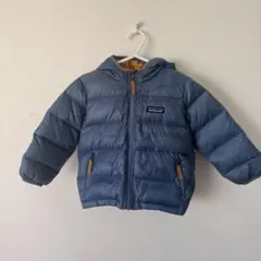 Patagonia ダウン フード付き 12-18m 80cmブルー