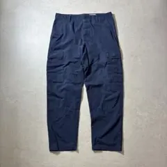 極太 00s BDU ミリタリーバギーカーゴショートパンツ W39 ネイビー 
