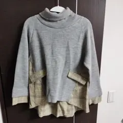 レディース ニット セーター ハイネック トップス 冬服 M L