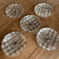 昭和レトロ　ガラス皿10枚セット　ガラスプレート