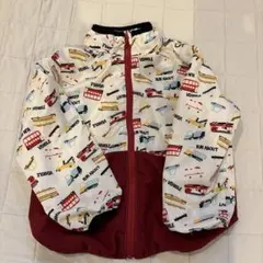 車好き　フード付きジャンバー　バースデイ　110 薄手