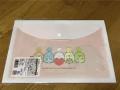 すみっコぐらし ボタン付きA4クリアファイル　セリア