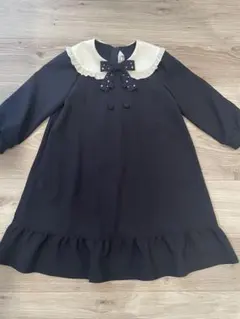 新品　ワルツバイビームスデザイン　フォーマル ワンピース　120サイズ　ネイビー